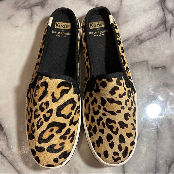 Keds by Kate Spade New York double decker leopard mules - Picture 6 of 7